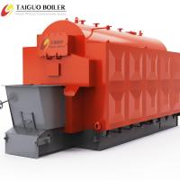 Parede de água 1t/H Grelha de cadeia Caldeira de vapor de biomassa Industrial vertical