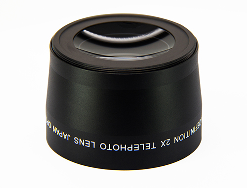 Optical Glass Black Anamorphic Camera Lens 2X Macro Lens For Photography