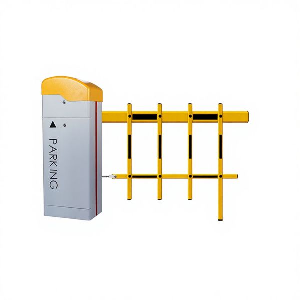 Car Parking and Toll Access Control Automatic Articulated DC Parking Boom Barrier Gate With Long Range Rfid Reader