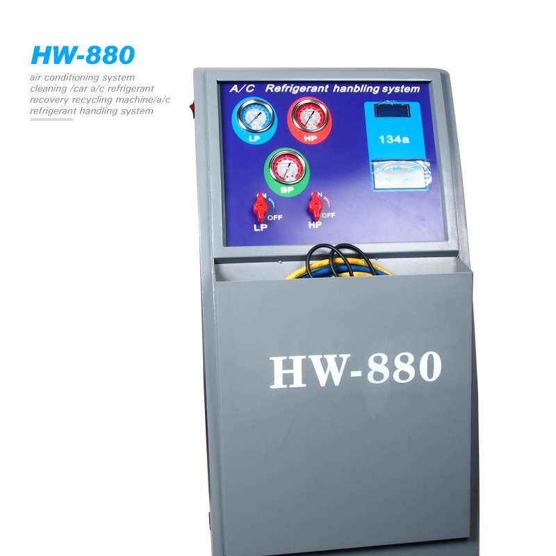 Автоматическая станция обслуживания AC автомобиля 60HZ хладоагента HW 880 R134a