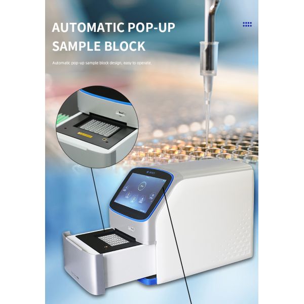 Highly Sensitive PCR Detection System with 500-800nm Fluorescence Detection Wavelength