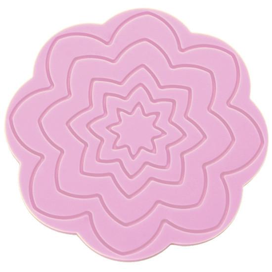 Beautiful Flower Shaped Silicone Tea Coffee Cup Coaster/Red Wine Glass Coaster/Cup Mat