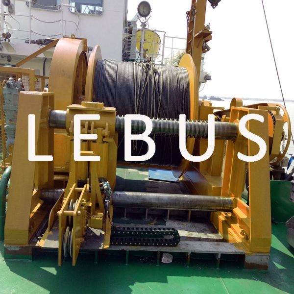 Electric / Hydraulic Crawler Crane Winch Crane Windlass Groove Drum 3 MM~190 MM Dia