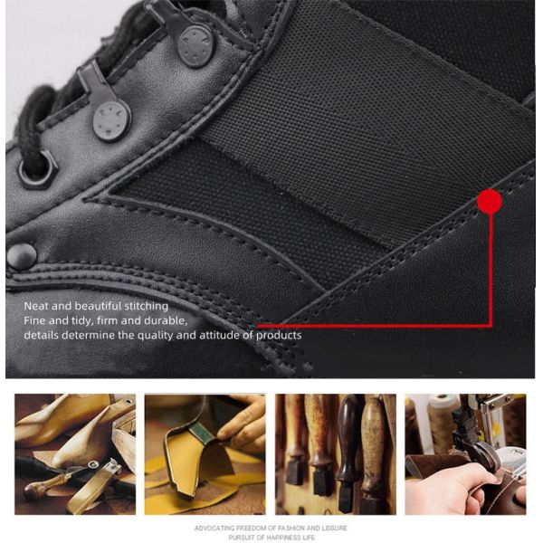 Outdoor 07 Microfiber Leather Army Basic Boots Wear Resistant Waterproof