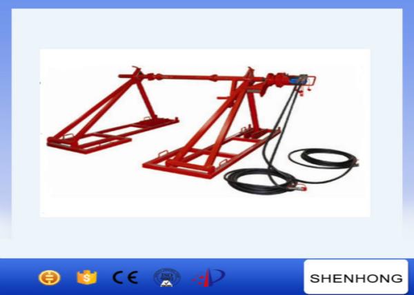 3300N.m Brake Force Cable Jack Stands SIYZ10 10 Ton Drum Type Elevator With Hydraulic Motor