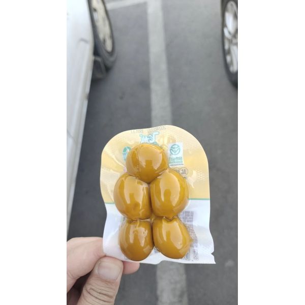 Traditional Halogen Seasonings Salted Pickled Quail Eggs Shelf Life 24 Months