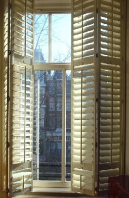 indoor 100% basswood folding shutters for windows and doors with frame and rail