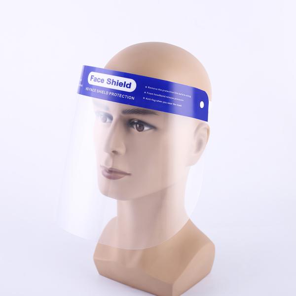 Epidemic Prevention Clear Plastic Face Shield Reusable With OEM ODM Service