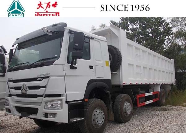 Caminhão basculante 420 HOWO 12 rodas com motor Euro 4 para construção Filipinas