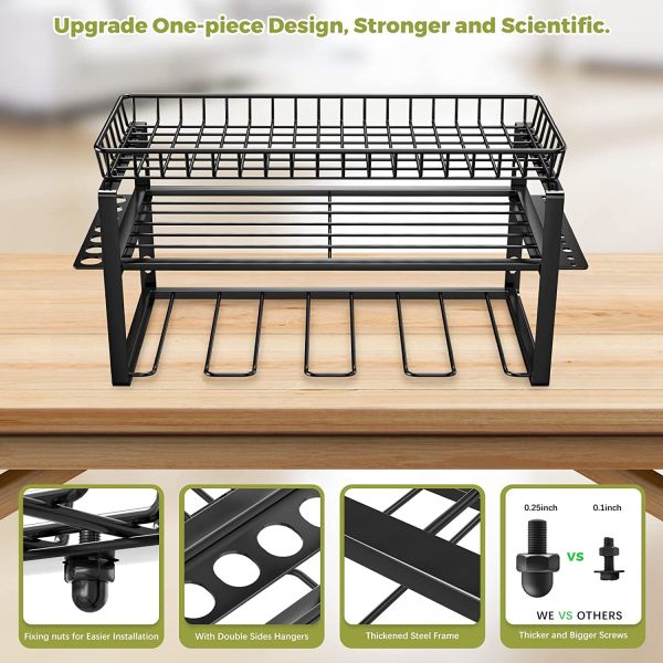 Metal Tool Shelf Garage Tool Organizers and Storage Power Tool Organizer 410*200*230mm