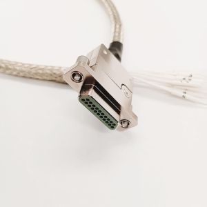 3A J30J Connector 21 Pin Connector Male J30J-21TJL-A With Shielding Braid Cable Clipper