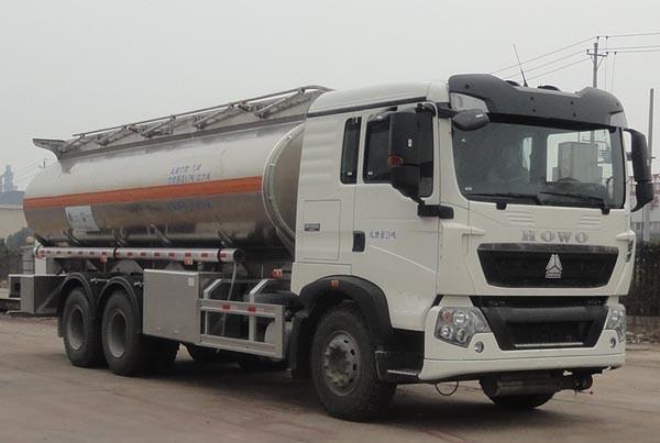 6*4 Oil transportation Tank Truck Trailer / oil storage tankers 20000L Volume