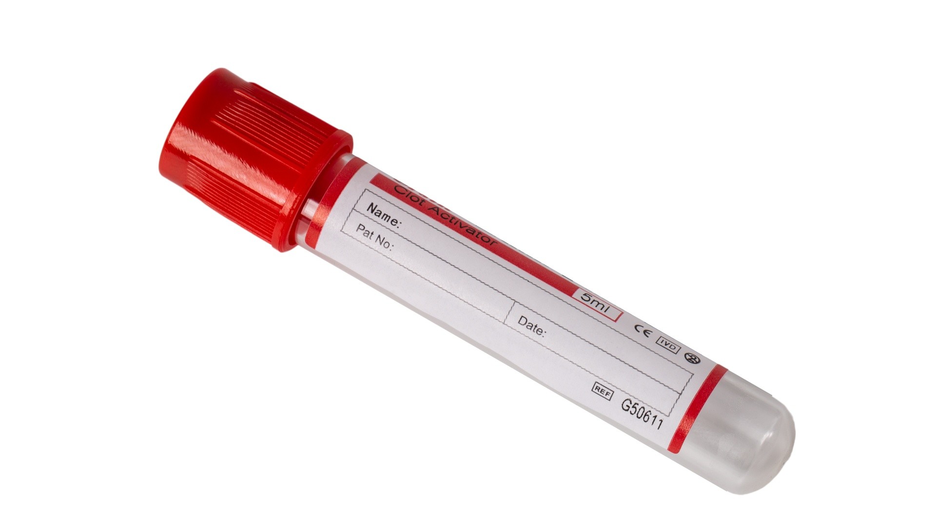 Vacuum No Additive Blood Collection Tubes Clinical Laboratory Blood Sample Tubes
