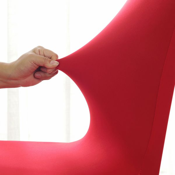 White Red Blue Polyester Spandex Banquet Chair Covers