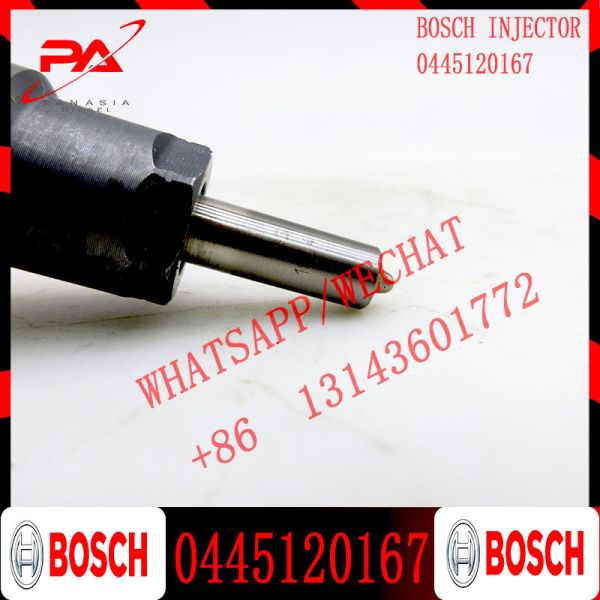 0445120167 Hot selling nozzle assembly common rail fuel injector 0445120167 for diesel engine