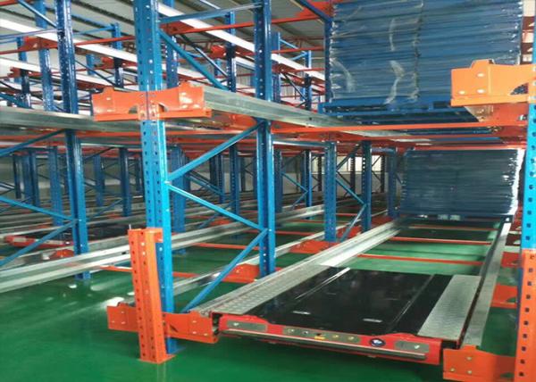 Warehouse Pallet Storage Racking , Pallet Shuttle System For Logistics