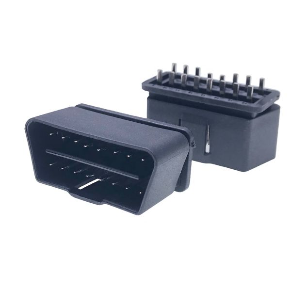Auto Parts Diagnostic Tool OBD2 OBD Male Connector Socket and OBD Plug with 20- 80C Temperature Range