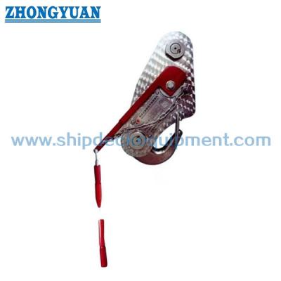 15KN Manual Release Hook For Rescue Boat Life-raft On Load Release Mechanism
