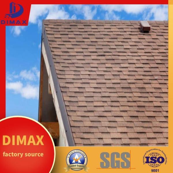 Colorful Fiberglass Based Asphalt Shingles Stone Coated Roofing Sheets Plain