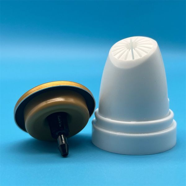  Sleek Minimalist Hair Mousse Dispensing Nozzle for Premium Packaging and High-End Product Presentation with Integrated Design