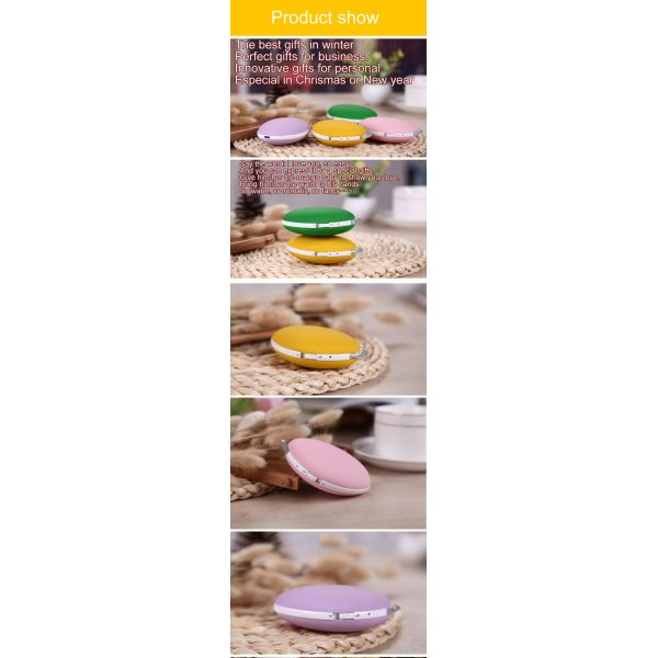 Innovative usb rechargeable mini electronic hand warmer With power bank WY-MG-01