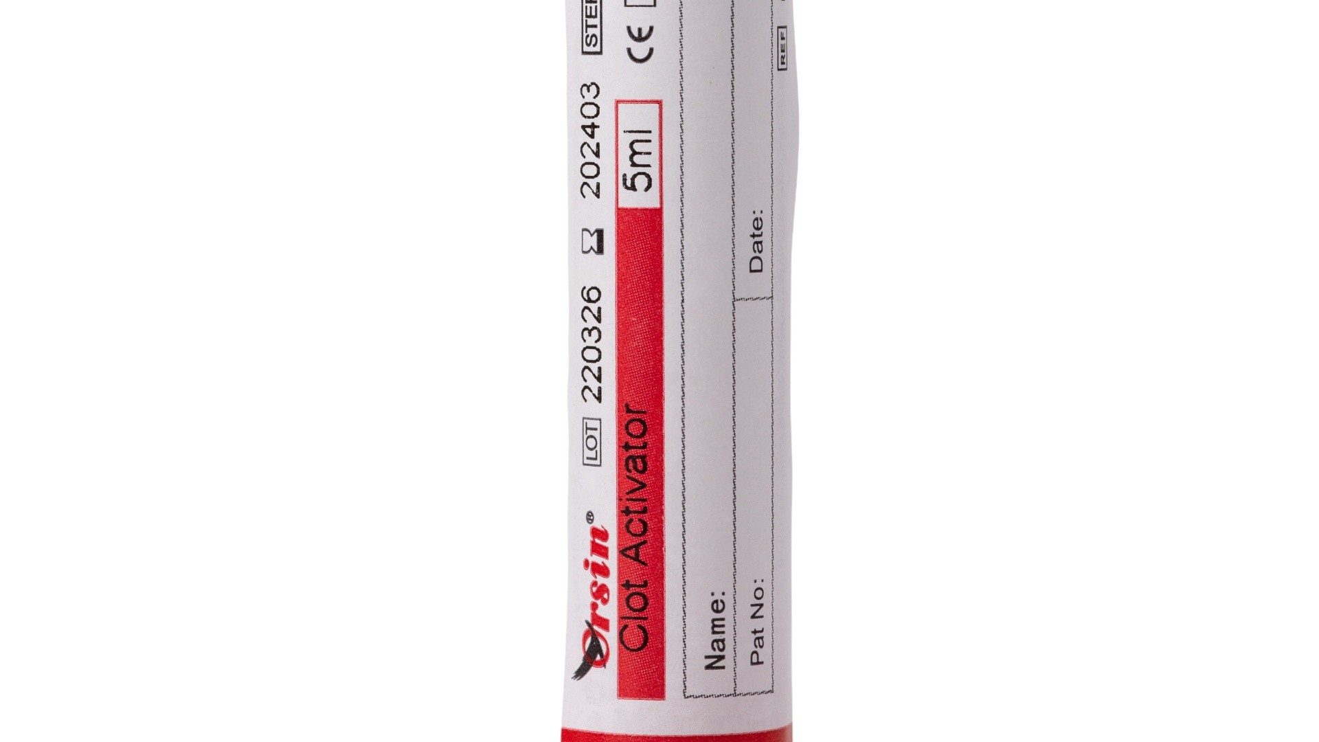 Tests Analyses Red Blood Collection Tubes 10 Ml Blood Tube ODM
