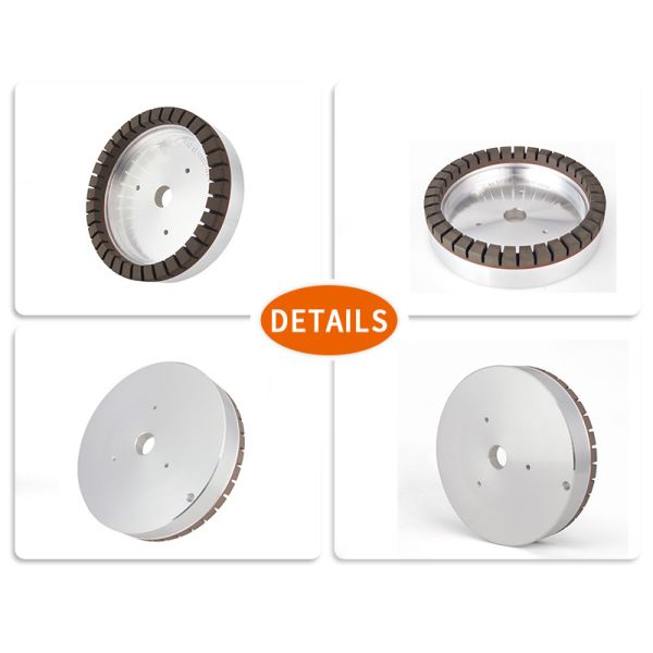 Long Life Time Resin Bond Diamond Grinding Wheel With Full - Segmented