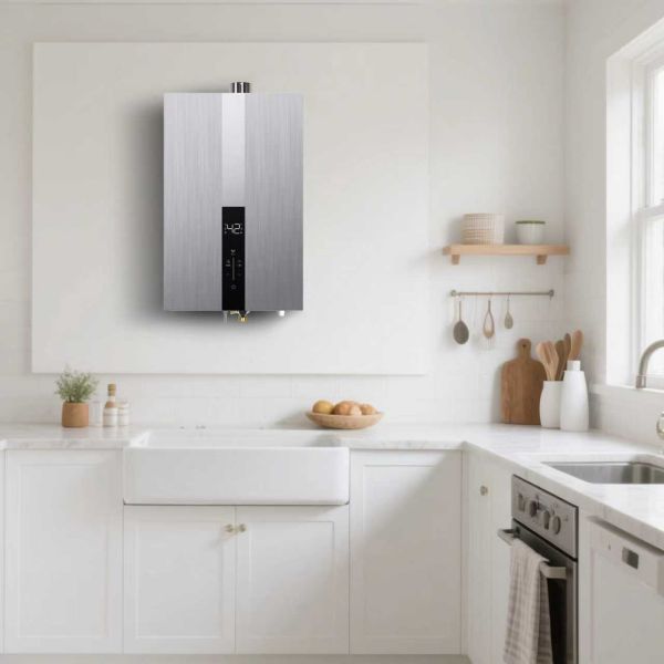High-end Constant Temp Natural Gas Tankless Water Heater with Stainless Steel Heat Exchanger for Home & Bathroom