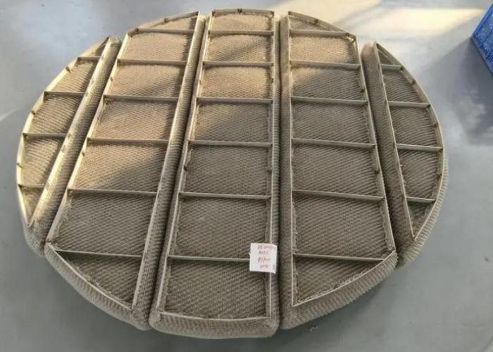 SS316 Knitted Wire Mesh Demister Pad for Towers Mist Eliminator 1200*200mm