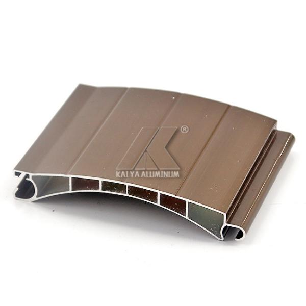 Factory Price Anodized Brown 6063 Aluminum Roller Shutter Slat Profile