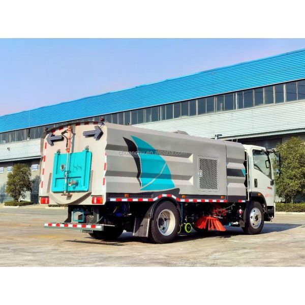 Barredora vial Sinotruk HOWO 4m3 5m3 6m3, camión barredora de alta potencia, barredora de carreteras