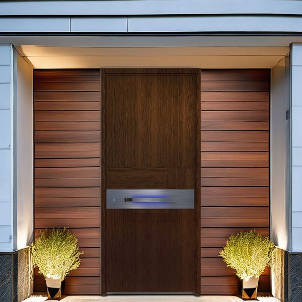 Modern Villa Main Entrance Door Burglar Proof Steel Luxury Security Door Manual Opening