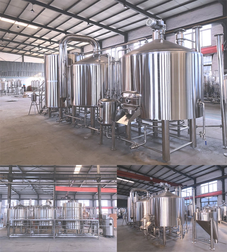 Barriles de acero inoxidable comercial de la cerveza 15 que elaboran el sistema