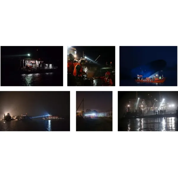 Luces LED de búsqueda y rescate para botes, impermeables IP65, acero inoxidable, aluminio, prisión, buque de guerra, embarcación marina, expedición marítima, 300 metros