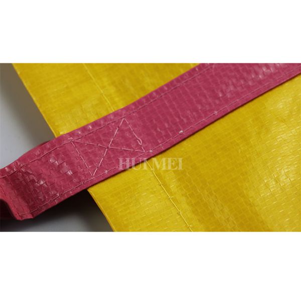 Обращанный полипропилен шить многоразовые сумки желтеет 105Gsm прокатал