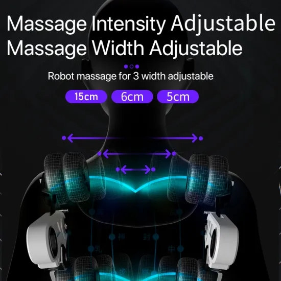 Reclining Kneading Neck Massage Chair 2d 30min CB With Ottoman 137cm