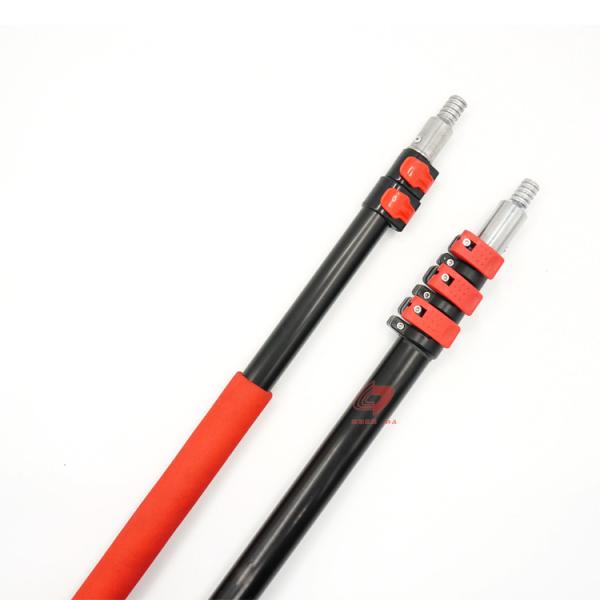 Water Fed Pole Solar Panel Brush Telescopic For Window Cleaning