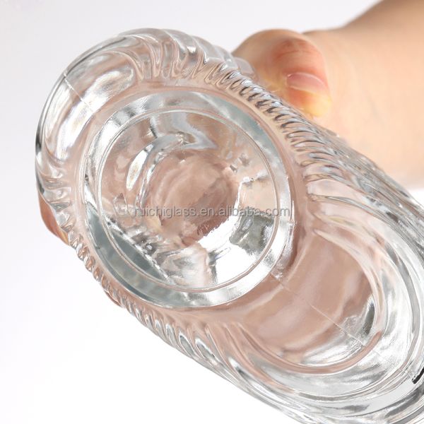 Пустой Ликер Фанси костюм бутылка горячая штамповка пользовательская стеклянная бутылка для виски водка джин