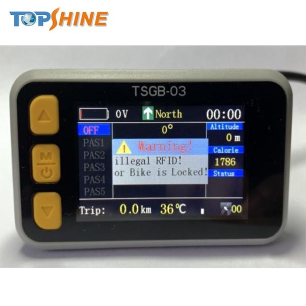 Hydraulic Brake 26X4 Tyre 500w Fat Tire Electric Bike Ebike With GPS Locating LCD