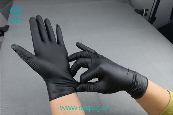 Перчатки устойчивого Stretchable нитрила масла устранимые используют для пищевой промышленности