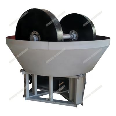 Lavagem molhada Pan Grinding do ouro de Gold Mill Machine do moedor 1-2 Ton Per Hour
