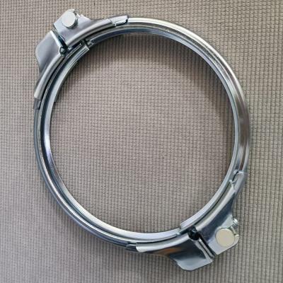 2.0mm Thinckness Heavy Duty Galvanized Or Stainles Steel 304 Pipe Clamps With Sealing Rings