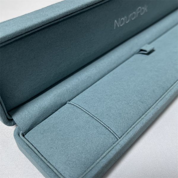Romantic Microfiber Luxury Presentation Boxes Small Velvet Engagement Ring Jewelry Box