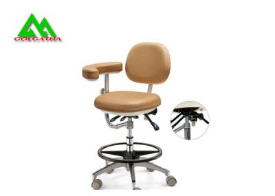 Movable Dental Assistant Stool Ergonomic Dental Chair With Up & Down Control