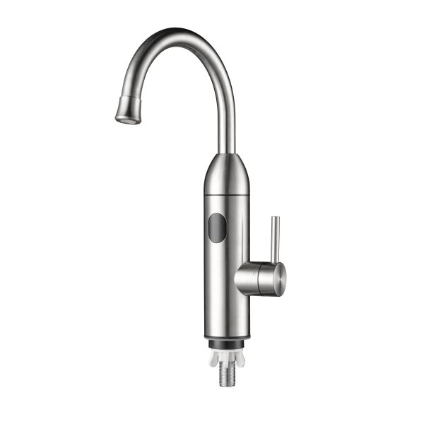 Tankless 3300w Stainless Steel Electric 3s Heating Water Pull Out Faucet Kitchen Instant Electric Heater Tap
