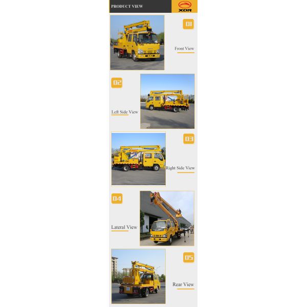 14-16m Aerial Platform Working Truck , Overhead Working Truck 4X2