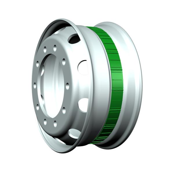 Black Run Flat Tyre System With Polymer Military Engineering Grade Synthetic Materials