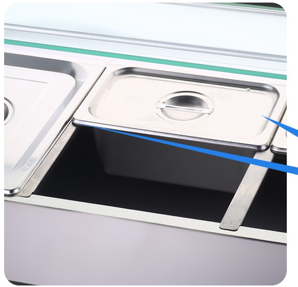 Ресторан шведского стола варя дисплей грелки еды Байн Мари оборудования электрический