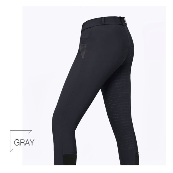 Men's Full Seat Silicone Gel Pockets Breeches Equestrian Trianing Anti Slip