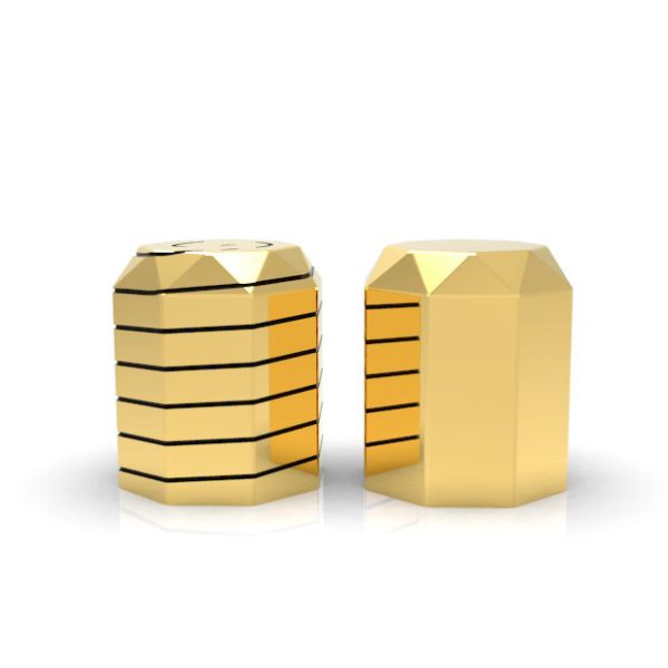 Крышка флакона духов сплава цинка заливки формы цилиндрическая